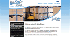 Desktop Screenshot of liftsafedirect.co.uk