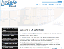 Tablet Screenshot of liftsafedirect.co.uk